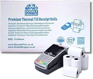 Imagen de producto para Rollos Termicos 57x40mm - 100 Rollos para Datafono