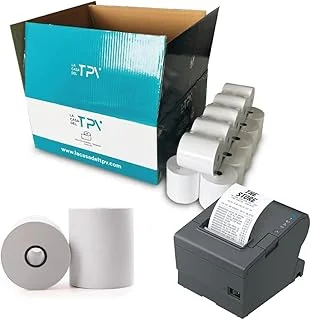 Imagen de producto para Papel Termico 80x80mm - 50 Rollos para TPV