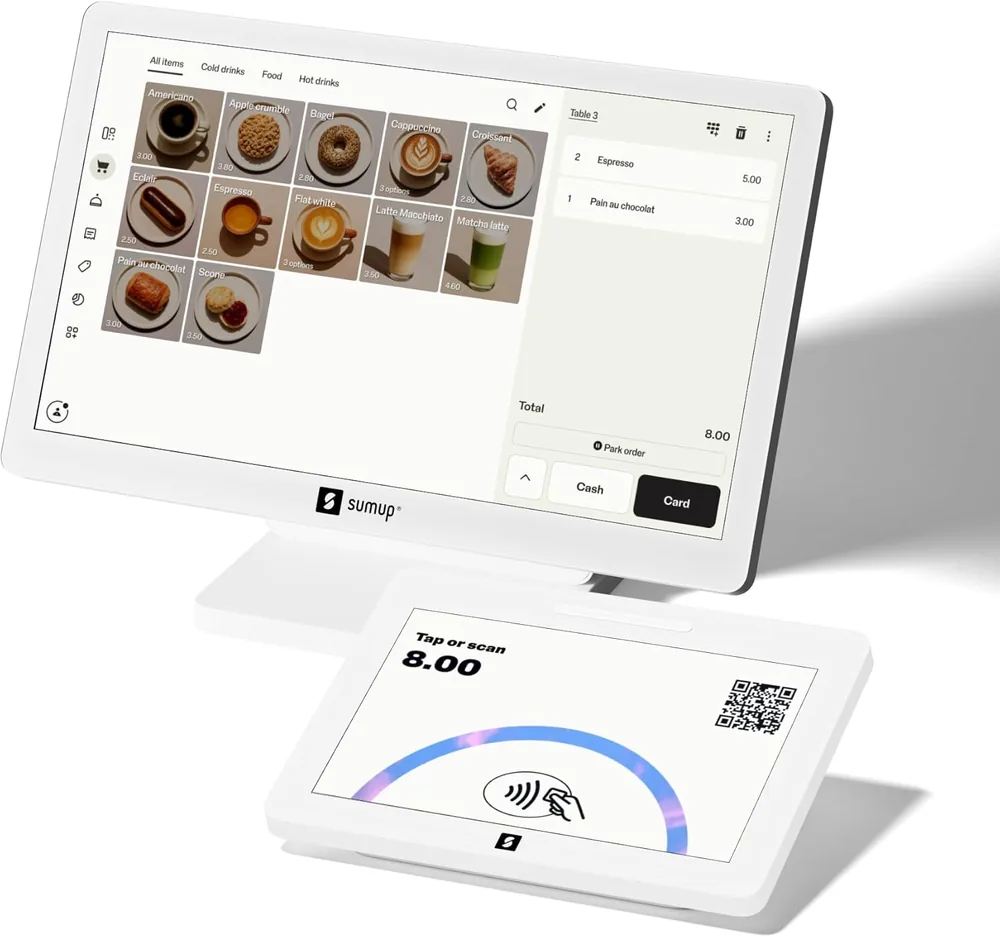 Imagen de producto para SumUp caja registradora TPV con doble pantalla